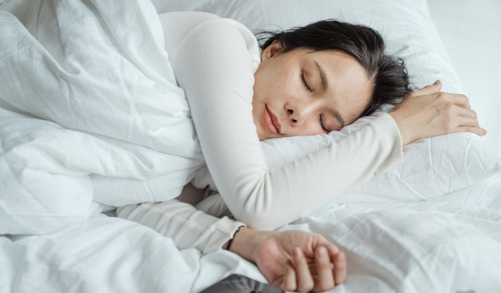 sleeping woman